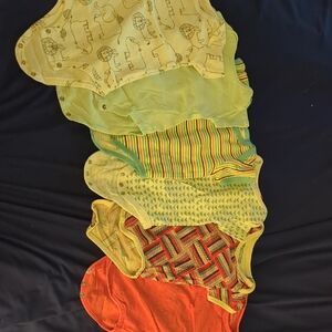 Bundle Of Six 3-6 Month Short Sleeve Body Suits